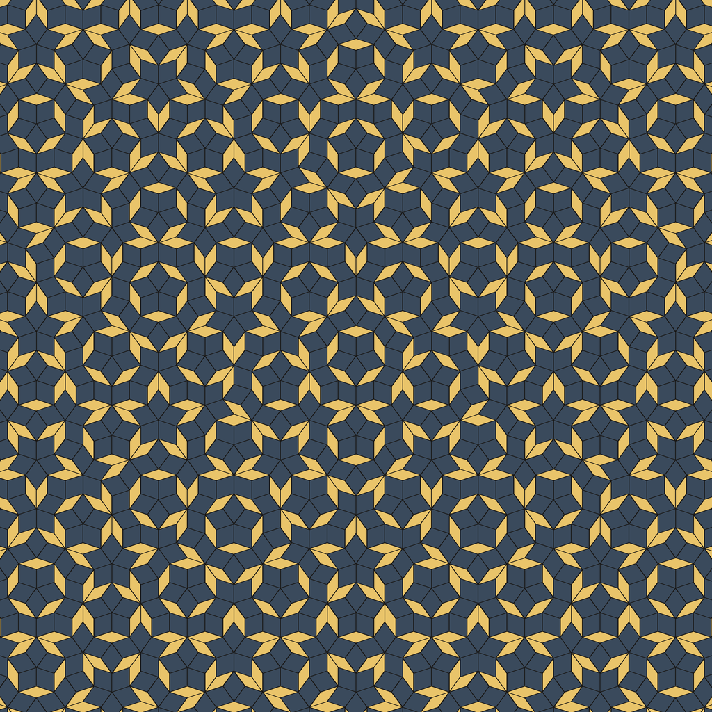 Intact Penrose tiling